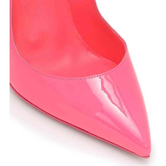 Christian Louboutin Hot Chick 100 Magnifique Pink Patent Leather Heel Pump 35 - Picture 6 of 9